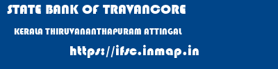 STATE BANK OF TRAVANCORE  KERALA THIRUVANANTHAPURAM ATTINGAL   ifsc code